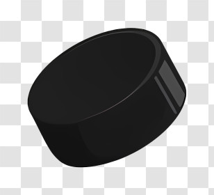 Icon - Black Hockey Puck Transparent PNG