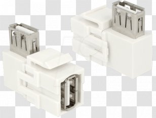 Keystone Module Adapter Electrical Connector Twisted Pair USB - Data Transfer Cable Transparent PNG