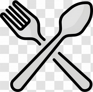 Food Logo - Fork And Spoon Icon Transparent PNG