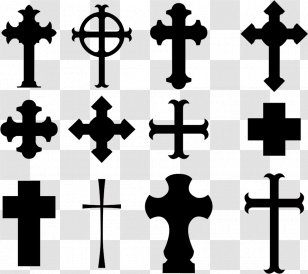 Christian Cross Variants PNG Images, Transparent Christian Cross ...