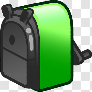 Icon - Green Backpack Accessory Transparent PNG
