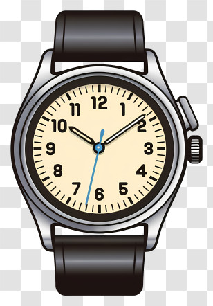 Watch - Classic Analog Wristwatch Transparent PNG