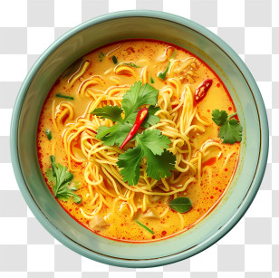 Khao Pad - Flavorful Bowl Of Spicy Noodle Soup Transparent PNG