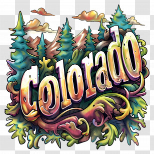 Colorado - Colorado State Illustration Transparent PNG
