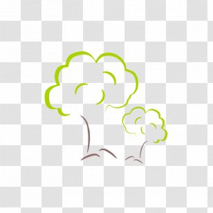 Logo Tree Object - Green Transparent PNG