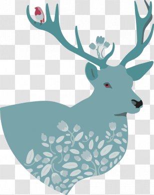 T-shirt Deer Art Illustration - Wildlife - Elk,deer Transparent PNG