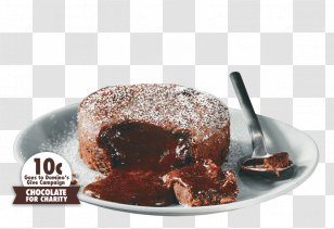 Molten Chocolate Cake Brownie Domino's Pizza - Watercolor Transparent PNG