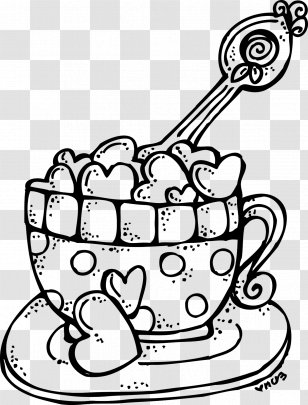 Drawing Coloring Book Clip Art - Area - Teapot Clipart Transparent PNG