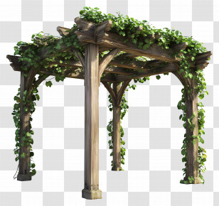 Pergola - Garden Pergola Illustration Transparent PNG