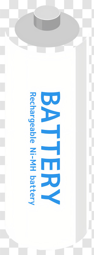 Cartoon - Rechargeable Ni-MH Battery Transparent PNG