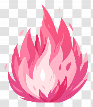 Pink Fireball - Pink Fire Graphic Illustration Transparent PNG