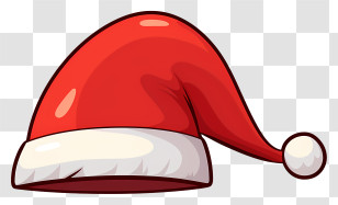 Santa Claus Hat - Santa Claus Red Hat Illustration Transparent PNG