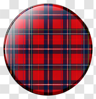 Tartan Day - Red Tartan Pattern Design Transparent PNG