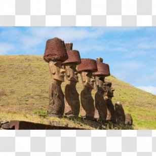 Moai Travel Island Archaeological Site Orongo - Easter Transparent PNG