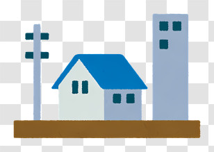 Icon - Small Cute Doodle House Transparent PNG