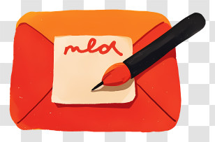 Envelope Doodle - Envelope With Pen For Writing Transparent PNG