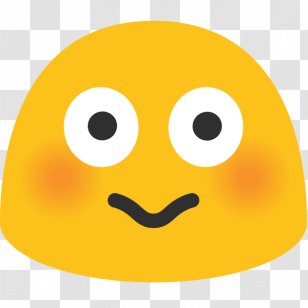 Emoji Android Noto Fonts Blushing - Unicode Transparent PNG