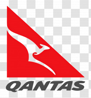 Qantas Logo - Qantas Logo Artwork With Red Emblem Transparent PNG