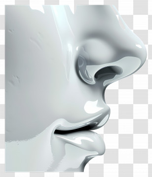 Nose Clipart - Abstract Human Face Profile Transparent PNG