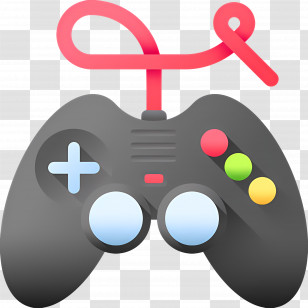 Game Controller - Gaming Controller With Colorful Buttons Transparent PNG