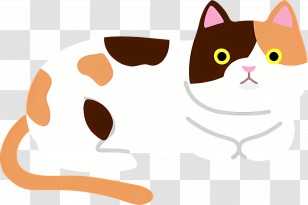 Cartoon Cat - Cartoon Cat Illustration Transparent PNG