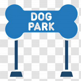 Zoo Park - Dog Park Sign For Pet Play Areas Transparent PNG