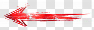 Red Arrow Symbol - Red Arrow With Speed Effect Transparent PNG