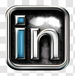 Linkedin Logo - Metallic In LinkedIn Logo Transparent PNG