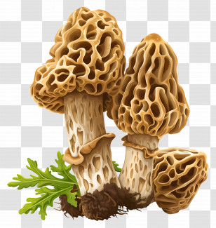 Morel Mushroom - Morel Mushrooms Transparent PNG