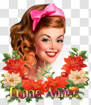 Bonne Et Heureuse AnnÃ©e Hair Coloring Floral Design Cut Flowers 0 - Miss Virginia Transparent PNG
