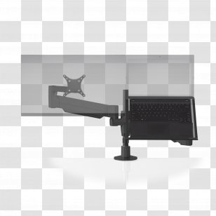 Laptop Articulating Screen Computer Monitors Flat Panel Display Keyboard - Monitor Accessory Transparent PNG