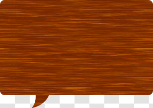 Text Bubble - Wooden Speech Bubble Design Transparent PNG
