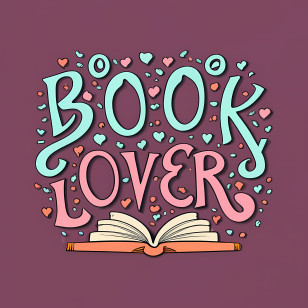 Book Lover - Book Lover Typography Illustration Transparent PNG