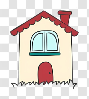 House - Cartoon House Design Transparent PNG