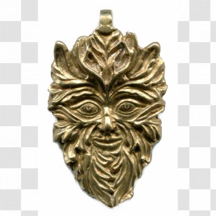Wicca Green Man Altar Horned God Cernunnos - Brass Transparent PNG