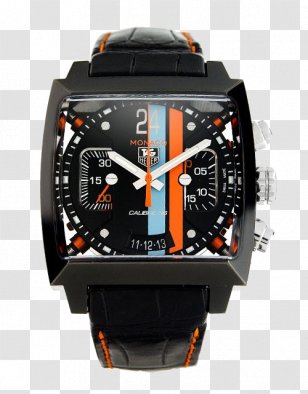 TAG Heuer Monaco Calibre 12 Watch Clock - Automatic Transparent PNG