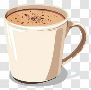Mug Of Cocoa - Warm Coffee Cup Illustration Transparent PNG