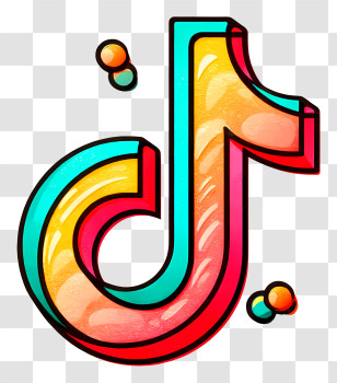 Tiktok Logo - TikTok Social Media Logo Transparent PNG