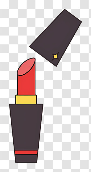 Red Lipstick - Red Lipstick Cosmetic Transparent PNG