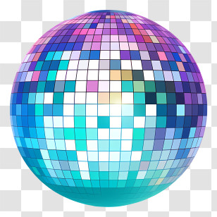 New Year - Shiny Disco Ball For Parties Transparent PNG