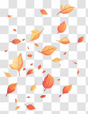 Autumn Leaves - Falling Autumn Leaves Illustration Transparent PNG