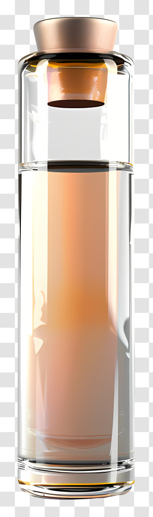 Glass Vial - Perfume Bottle Transparent PNG