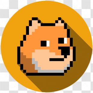 Doge Pixel Art Shiba Inu - Dashound Transparent PNG