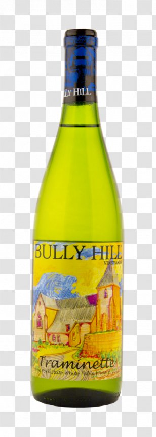 Liqueur Glass Bottle White Wine Bully Hill Traminette Finger Lakes 750ml - Liquidm - Native Americans Against Bullying Transparent PNG