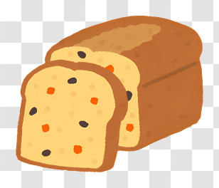Food Elements - Sliced Fruit Bread Illustration Transparent PNG