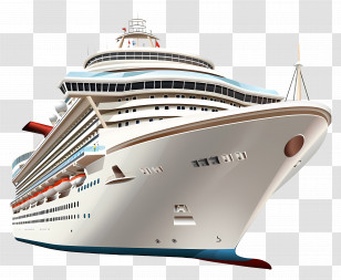 Luxury Cruise Ship - Luxury Cruise Ship Illustration Transparent PNG