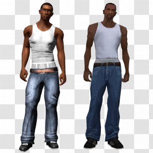 Grand Theft Auto: San Andreas Sonic & Sega All-Stars Racing Carl Johnson Video Game Rockstar North - Denim - 7 Transparent PNG