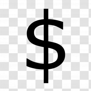 Dollar Sign Clip Art - Text - Icon Transparent PNG
