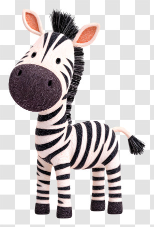 Cute Ethnic Zebra - Cute Zebra Cartoon Transparent PNG