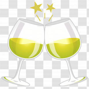 Wine Glass - Wine Glass Toast For Celebrations Transparent PNG